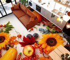 3D Apple Flower FZ4920 Floor WallPaper Murals Epoxy Floor Print Decal UK Amy