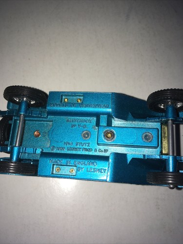 MATCHBOX MODELS OF YESTERYEAR Y-8 STUTZ BLUE LOOSE RARE - Picture 8 of 9