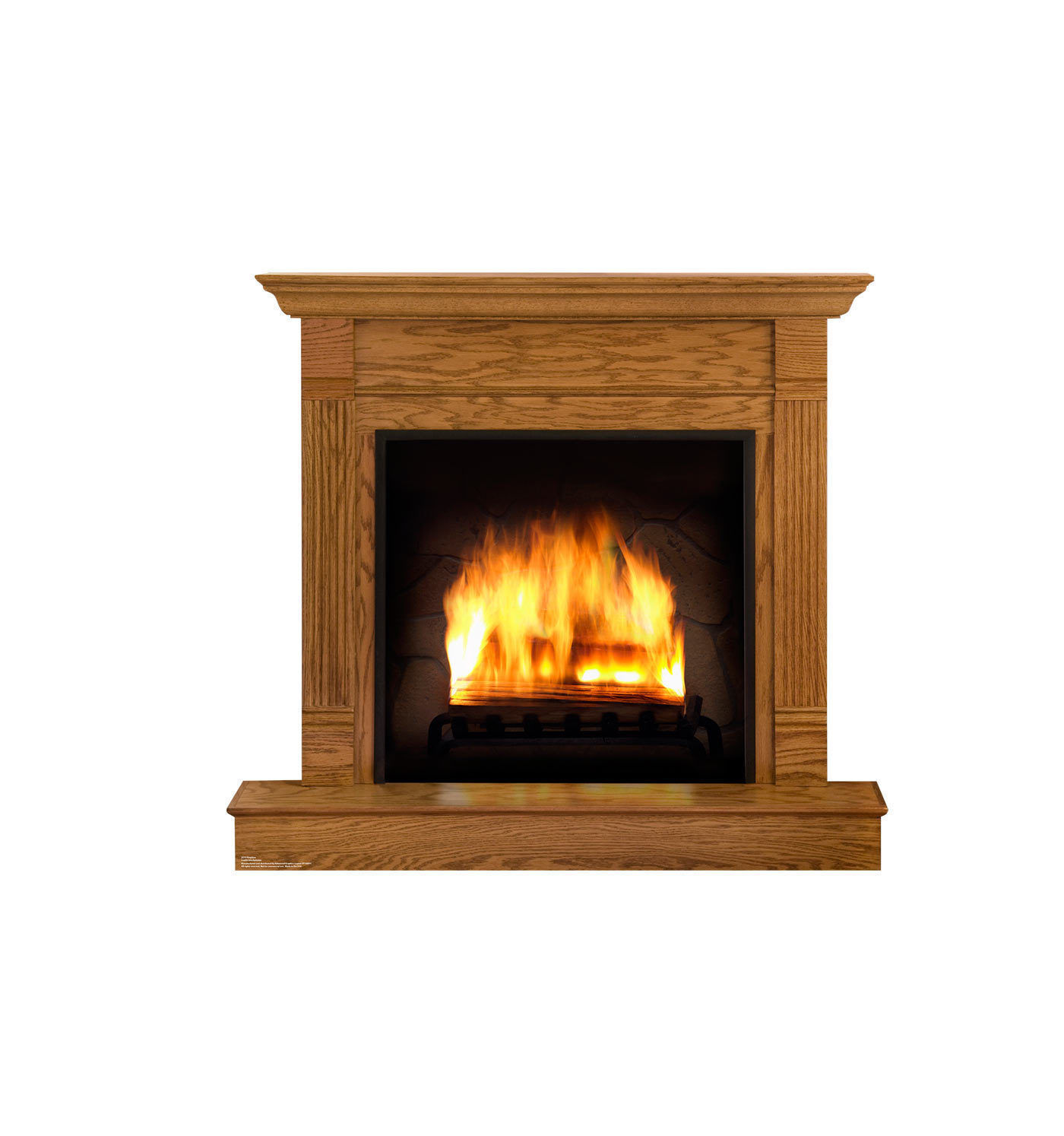 Fireplace Hearth Fake Facade Lifesize Cardboard Standup Standee