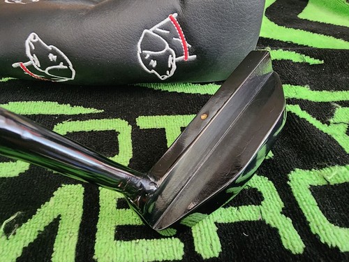 Rare Black Lab BLG Handmade Blade napa 8802 Style Putter 34"-357G⛳Welded Neck - Picture 6 of 17