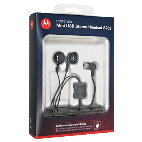Motorola Mini-USB Stereo Headset S262 (89169N) for MOTORAZR V3 V3xx MAXX V6 V360 - Picture 4 of 4