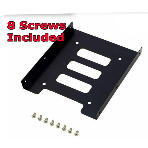 2.5in to 3.5in Bay SSD/HDD Hard Drive Mounting Bracket Adapter With Screw - Picture 5 of 8