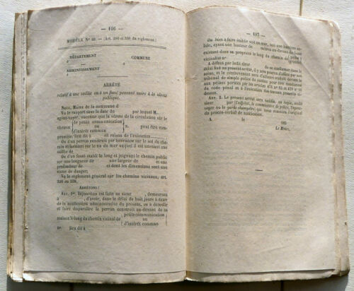 Praxisordnung der Nachbarwege Generalordnung 1856 Grandvaux Gleisfahrt - Bild 9 von 12