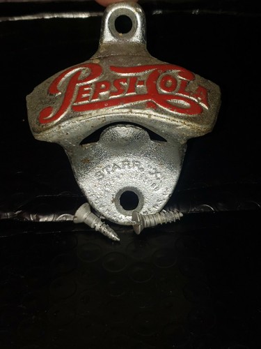 STARR X  PEPSI COLA WALL MOUNT BOTTLE OPENER (VTG) RARE MADE IN USA  - Picture 12 of 12