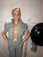 Barbie The Movie Ken Doll Wearing Denim Set Ryan Gosling Barbie HRF27 NO BOX