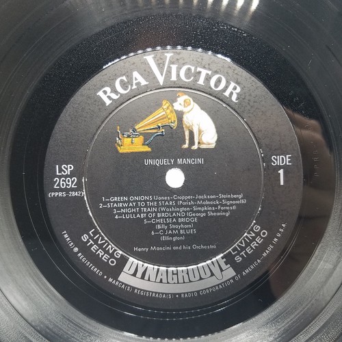 HENRY MANCINI & HIS ORCHESTRA UNIQUELY MANCINI LP 1963 STEREO VINYL LSP-2692 - Picture 3 of 4