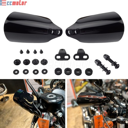 Motorcycle Handlebar Handguards Kit For Harley Touring Street Glide FLHXS CVO/SE - Picture 1 of 12