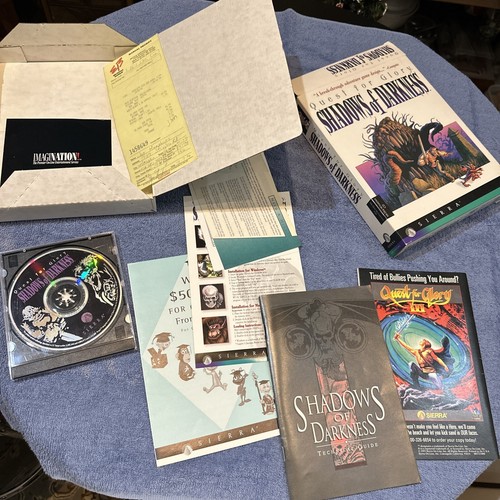 Quest for Glory: Shadows of Darkness - Sigillato in fabbrica - Big Box PC - 1994 Sierra - Foto 7 di 7