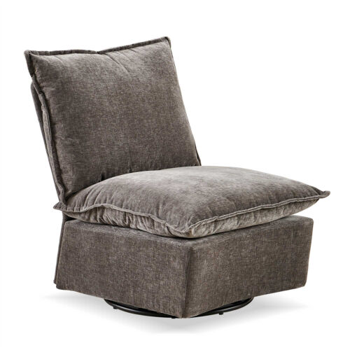 360° Swivel Accent Chair Single Sofa Lounge Chair Reading Chairs for Living Room - Picture 11 of 53