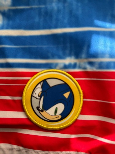 Swim Trunks Set Sonic Hedge Hog Short Shirt Rash Guard Beach Bathing Suit Boy 7 - Picture 6 of 9