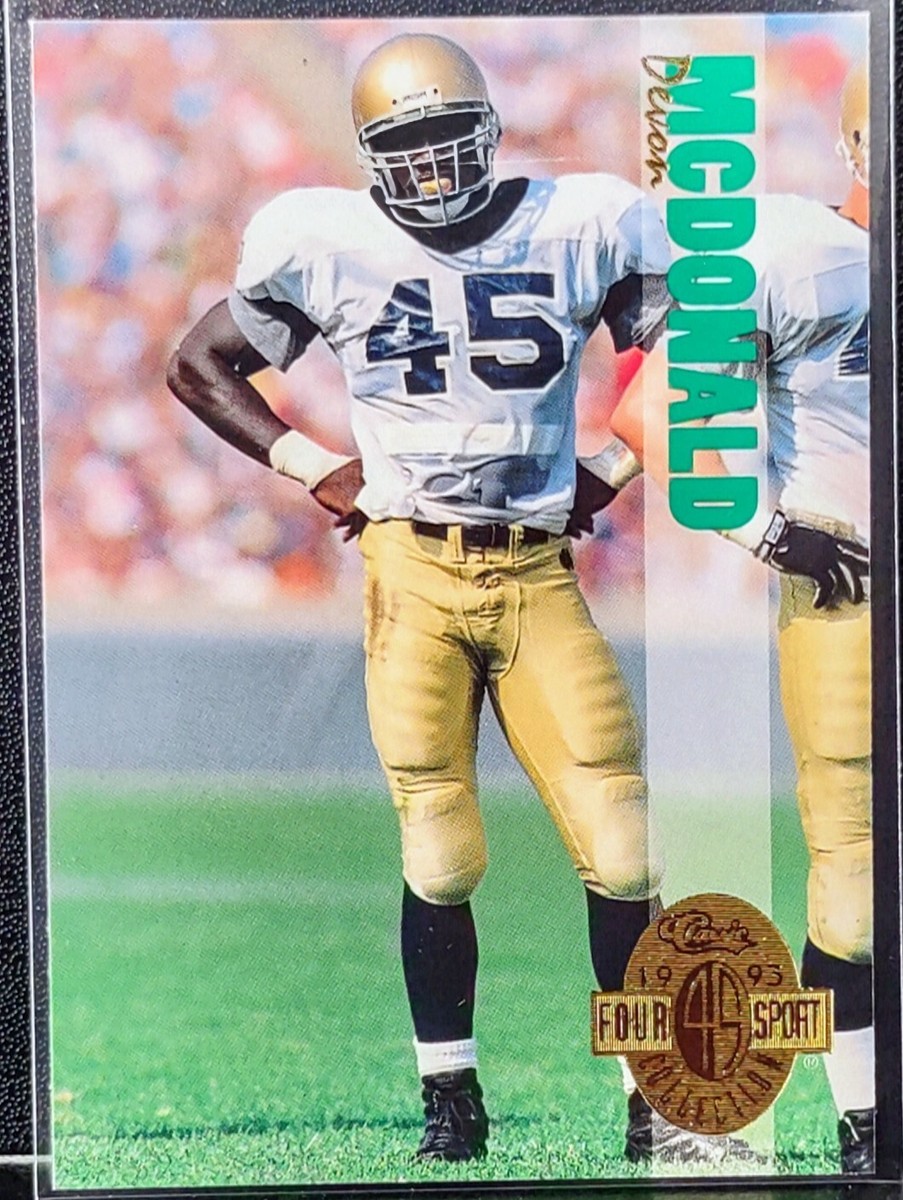 1993 Classic Four Sport Collection Devon McDonald RC #145 Notre