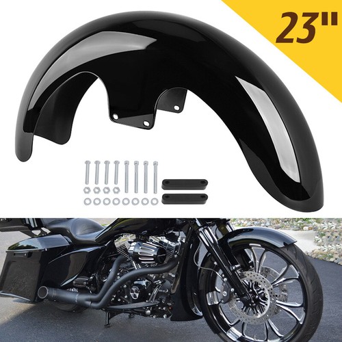 23" Wheel Wrap Front Fender For Harley Touring Electra Street Road Glide Baggers