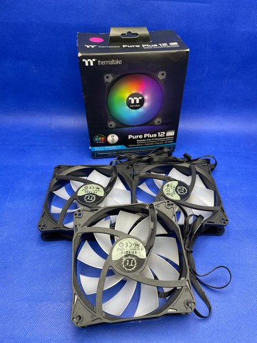 Thermaltake Pure Plus 12 RGB TT Premium Edition 120mm Fan 3 Pack