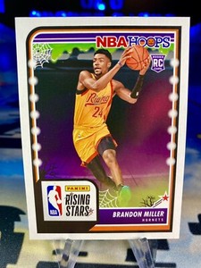 2023-24 Brandon Miller Panini Haunted Hoops Rising Starts Rookie Card #298