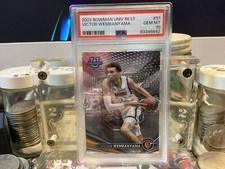 2022 Bowman’s University Victor Wembanyama #51 Base PSA 10 💎 4.5%💎 rate 💎