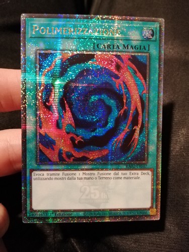 Yugioh Polymerisation RA02-IT047 Quarter Century 1. Auflage Ita NM