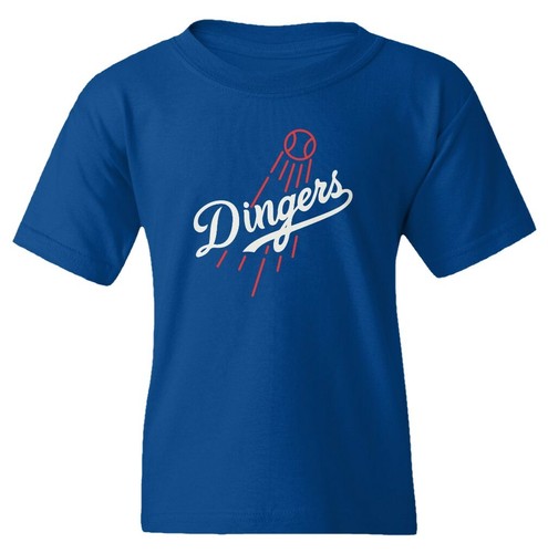 Kike Hernandez Cody Bellinger Los Angeles Dodgers Dingers Youth T-Shirt - Picture 4 of 4