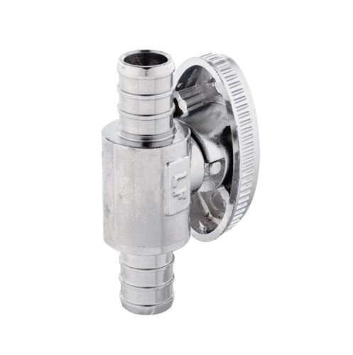 EFIELD 1/2"PEX x1/2"PEX Valvola di arresto dritta a crimpare 1/4 giro senza piombo spedizione gratuita - Foto 2 di 6