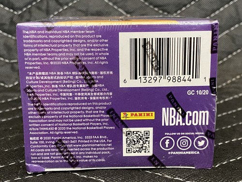 2020 NBA Champions Lakers Panini Sealed Blaster Pack - Picture 7 of 7