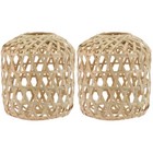 2 PCS Tea Room Chandelier Lamp Cover Toddler Pendant Rustic Decor