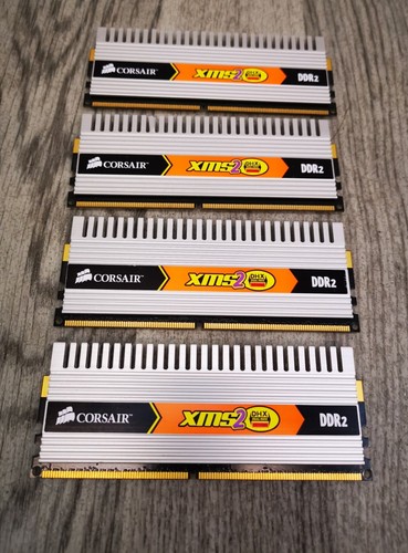 Corsair 4GB DDR2 (XMS2 DHX) RAM - 4x 1GB (CM2X1024-6400C4DHX) - Picture 1 of 2