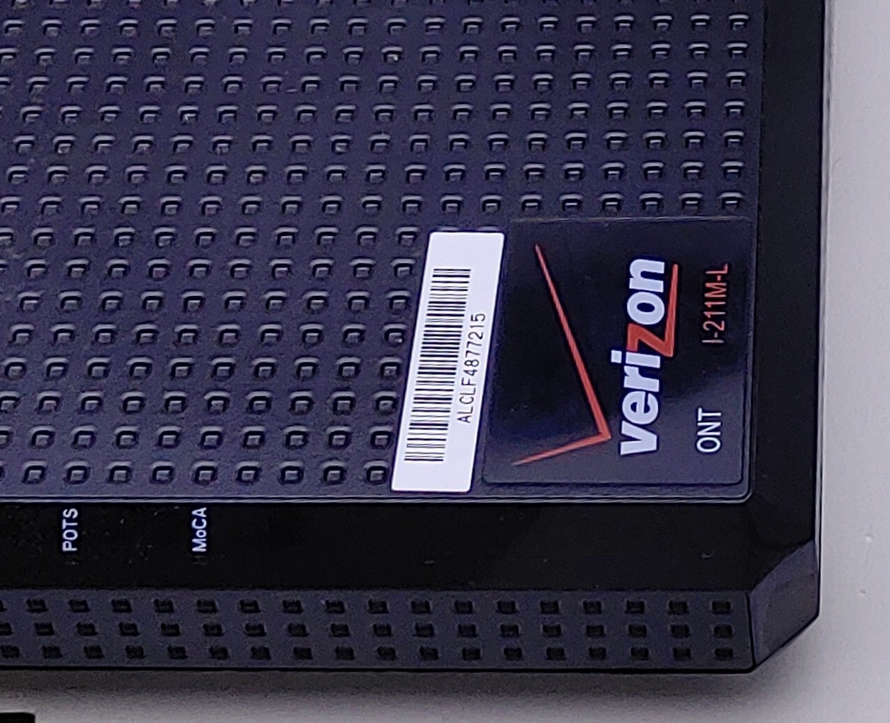 Verizon/Alcatel FIOS ONT Optical Network Terminal Modem I211ML eBay