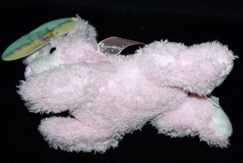 Best Made Toys Easter Bunny Rabbit 8" Pink Plush Soft Toy Stuffed Animal Laying - Picture 6 of 7