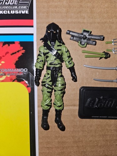 GI Joe Nunchuk FSS 4.0 Figure Complete 2016 Collector's Club Exclusive Ninja - Picture 3 of 7