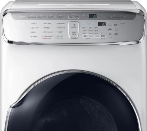 NEW Samsung FlexWash 27 Inch Gas Smart Dryer - DVG60M9900W - Picture 2 of 8