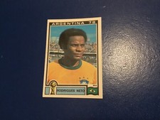 PANINI WORLD CUP ARGENTINA 78 🇦🇷 RODRIGUES NETO 249 BRASILE ESAURITO COME FOTO