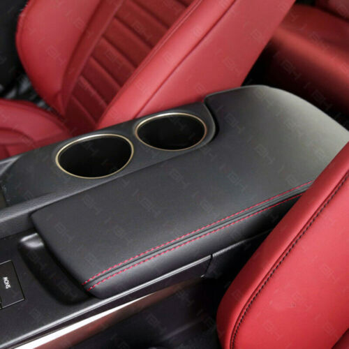 Fits 14-17 Lexus IS200t IS250 IS300 IS350 Leather Console Lid Armrest Cover Red - Bild 9 von 14