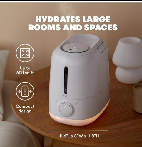 Frida Baby Humidifier Diffuser 3-in-1 Nightlight XL New In Box - Picture 4 of 4