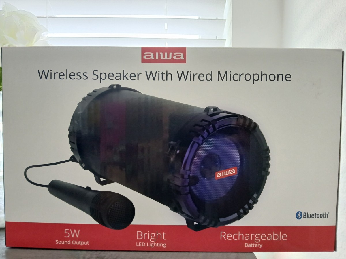 Aiwa Portable Speaker With Microphone | eBay