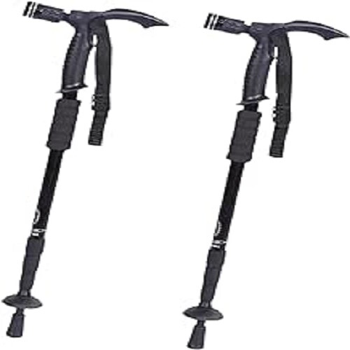 Adjustable Walking Sticks Portable Comfortable Elderly Mobility  torch Pack of 2 - Picture 9 of 77