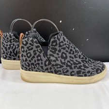 Ryka Vera Womens Grey Leopard Print Casual Sneakers Size 8.5M SKU 6422