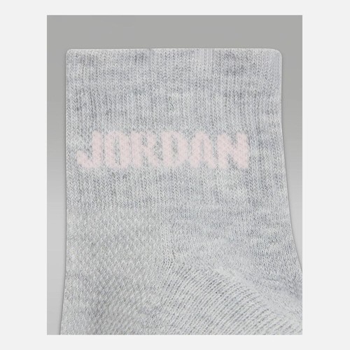 Sei Paia di Calzini Jordan Legend Crew - Bianco-Nero-Grigio-Rosa - Foto 4 di 4