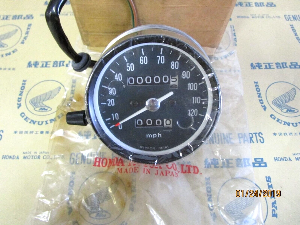 Velocímetro HONDA CB400F Honda Super Sport 400 cuatro NOS 37200-377-771 Foto 2 de 4