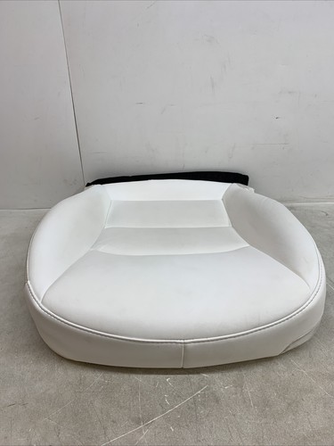 17-23 Tesla Model 3 Front Row Seat Cushion Bottom White 1452871-02-D 32127 UP - Imagen 3 de 7