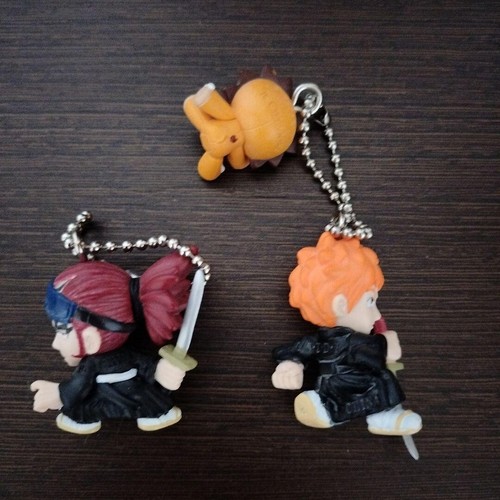 Bleach figure key chain Lot 6 set retro rare mascot Japan anime hobby m591 - Picture 4 of 16
