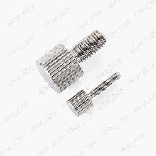Tornillos de pulgar de acero nido culata plana arrugada M2 M2.5 M3 M4 M5 M6 - Imagen 6 de 6