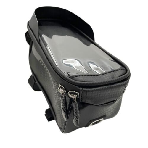 Bike Front Waterproof Bag Mountain Bicycle Front Beam Zipper Style Small Bag - Picture 2 of 15