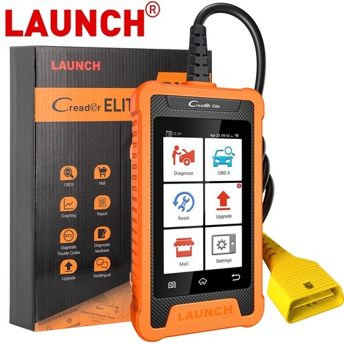 LAUNCH X431 Creader Elite OBD2 dispositivo diagnostico auto scanner All System per BMW Mini - Foto 11 di 11
