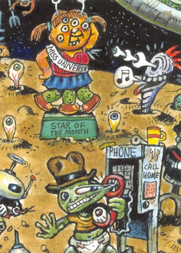 2023 SERIES 2 GARBAGE PAIL KIDS INTERGOOLACTIC MAYHEM PICK-A-CARD GREEN PARALLEL - Picture 87 of 401