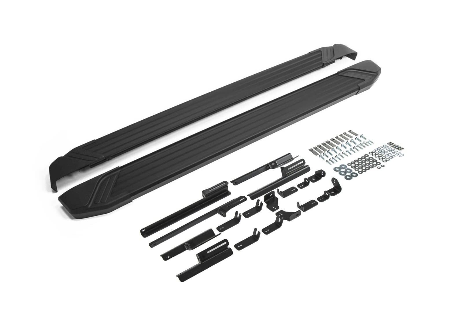 Marche-pieds RIVAL en aluminium robuste et antidérapant pour RAV4 noir