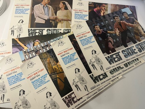 Natalie Wood West Side Story Oscar Winner Orig Lobby Card 1961 Lot Of 10