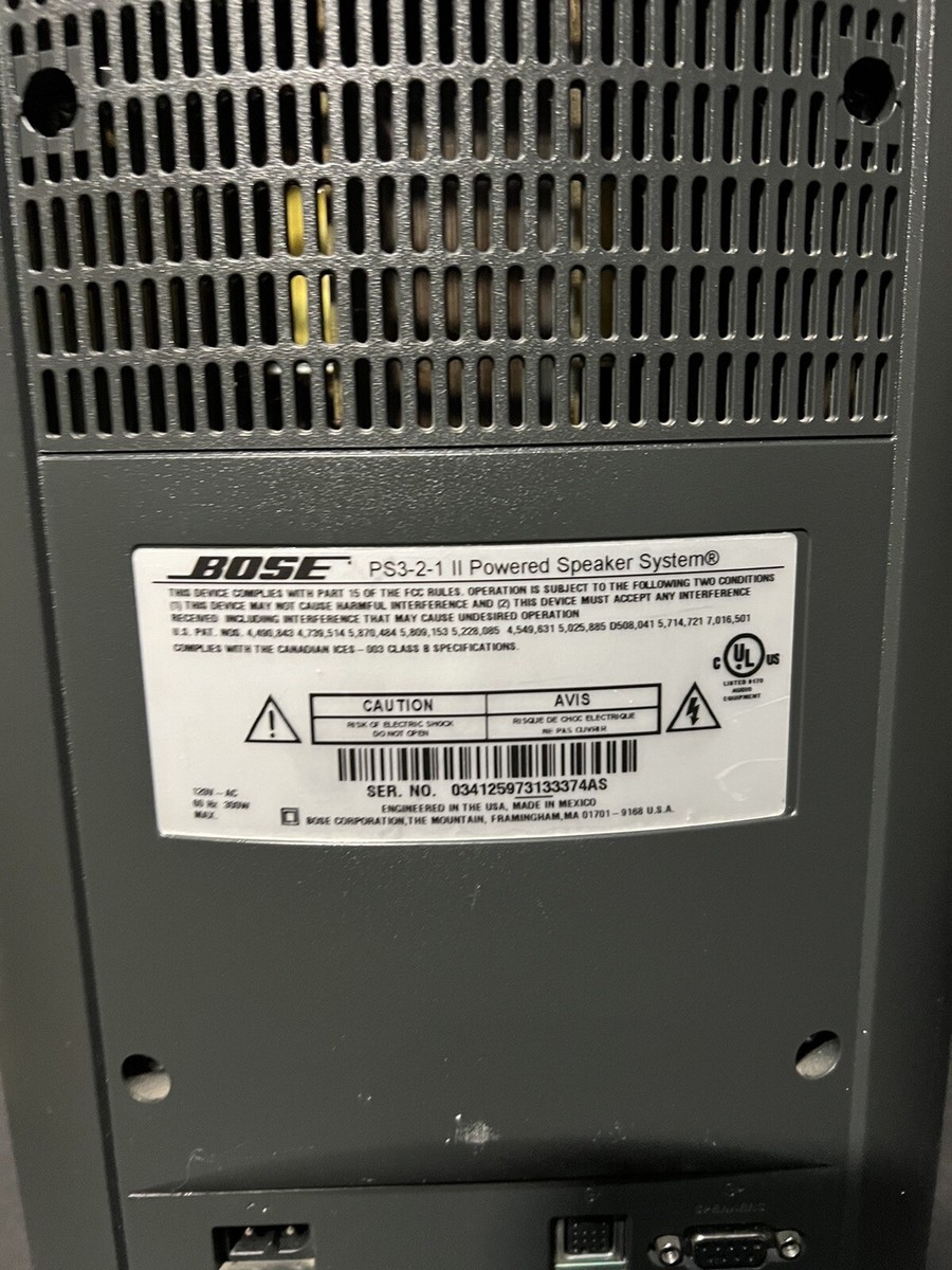 スピーカー・ウーファー BOSE PS3-2-1 Powered Speaker System Bose PS3-2-1 Series II Powered Speaker System AV3-2-1 II