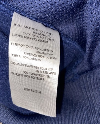 Mens William Rast Justin Timberlake Blue Soft Shell Bomber Jacket Size Sz. XL - Picture 4 of 5