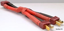 Ultra Duty: T-Plug (Deans Style) Parallel Lipo Adapter with 10CM 10awg Wire