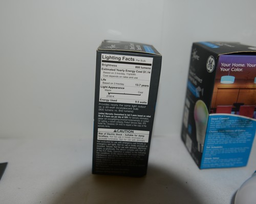 GE Cync Full Color Direct Connect Smart Bulb LED A19 Dimmable Set of 2 - Picture 5 of 10