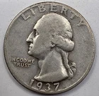 *SILVER* 1937-D  Washington Quarter -《Great Way To Buy Silver!!》